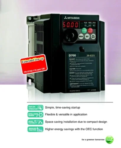 Mitsubishi VFD FR-D740-050-E16